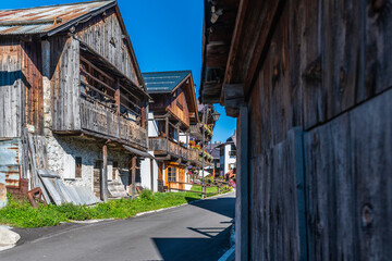 Views and plays of light. The village of Sappada and its beauties