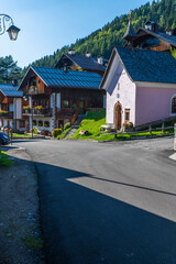 Views and plays of light. The village of Sappada and its beauties