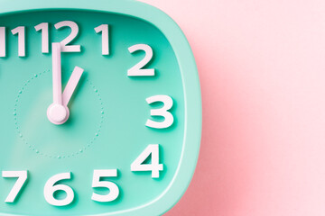 時計　1時　13時