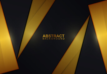 Golden and dark stripes background. vector illustration.