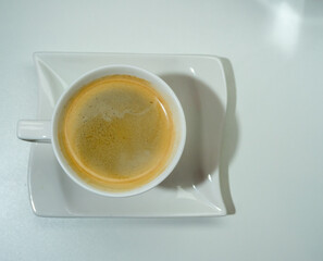 coffee cup on white background