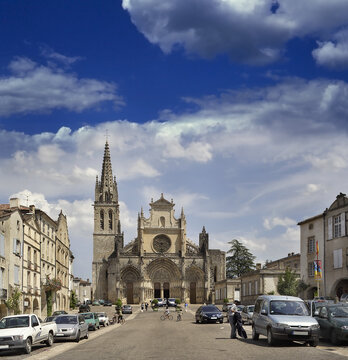 Bazas cathedral, Route to Santiago de Compostela, France, UNESCO - the Pilgrim's Road to Santiago de Compostela