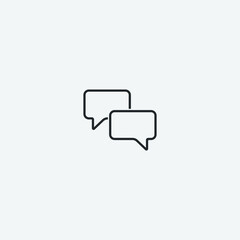 Dialogue vector icon