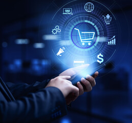E-commerce Online shopping  Business internet technology concept.