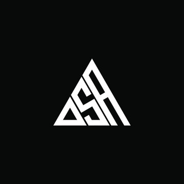 D S A letter logo creative design. DSA icon