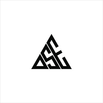 D S E letter logo creative design. DSE icon