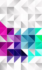 Obraz premium Abstract Low-Poly background. triangulated texture. Design 3d. Polygonal geometrical pattern. Triangular modern style