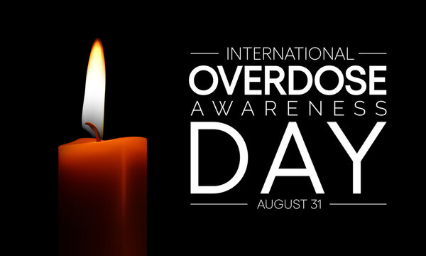 International Overdose (OD) awareness day is observed every year on August 8, it is the ingestion or application of a drug or other substance in quantities greater than are recommended. vector art.