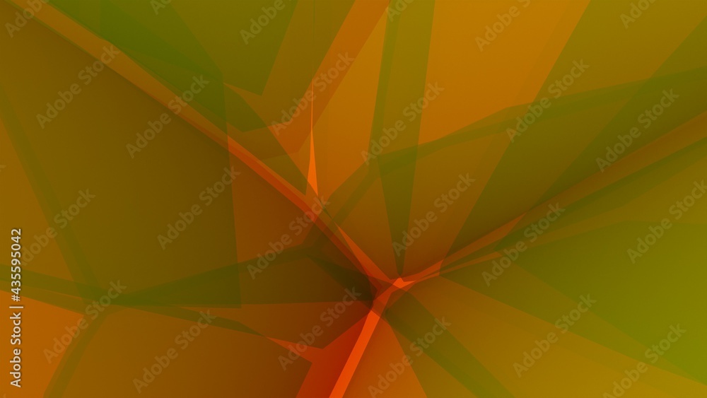 Fototapete cubic polygonal abstract background from lines and planes. desktop wallpaper. rendering an image. co