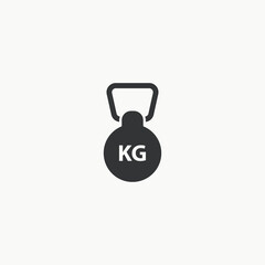 Weight kilogram icon graphic design vector illustration