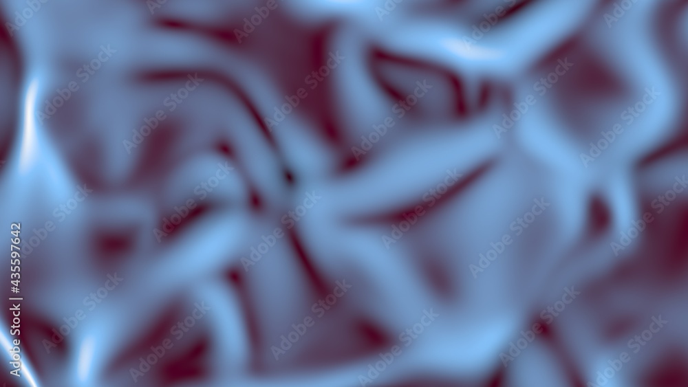 Poster abstract glossy wavy background. simulation of silk fabric. desktop wallpaper. rendering an image. c