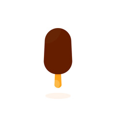 This is an ice cream isolated on a white background.