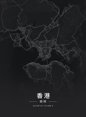 Map of Hong Kong