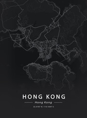 Map of Hong Kong