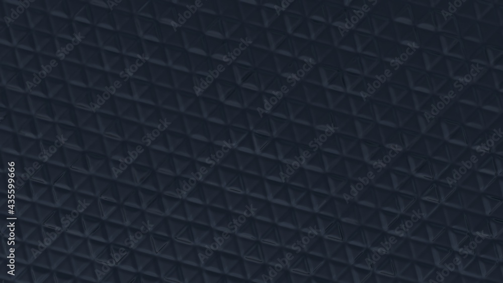 Poster gray metallic glossy abstract background made of volumetric triangular bulges. desktop wallpaper. re