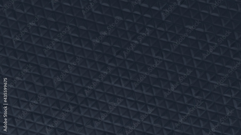 Aufkleber gray metallic glossy abstract background made of volumetric triangular bulges. desktop wallpaper. re