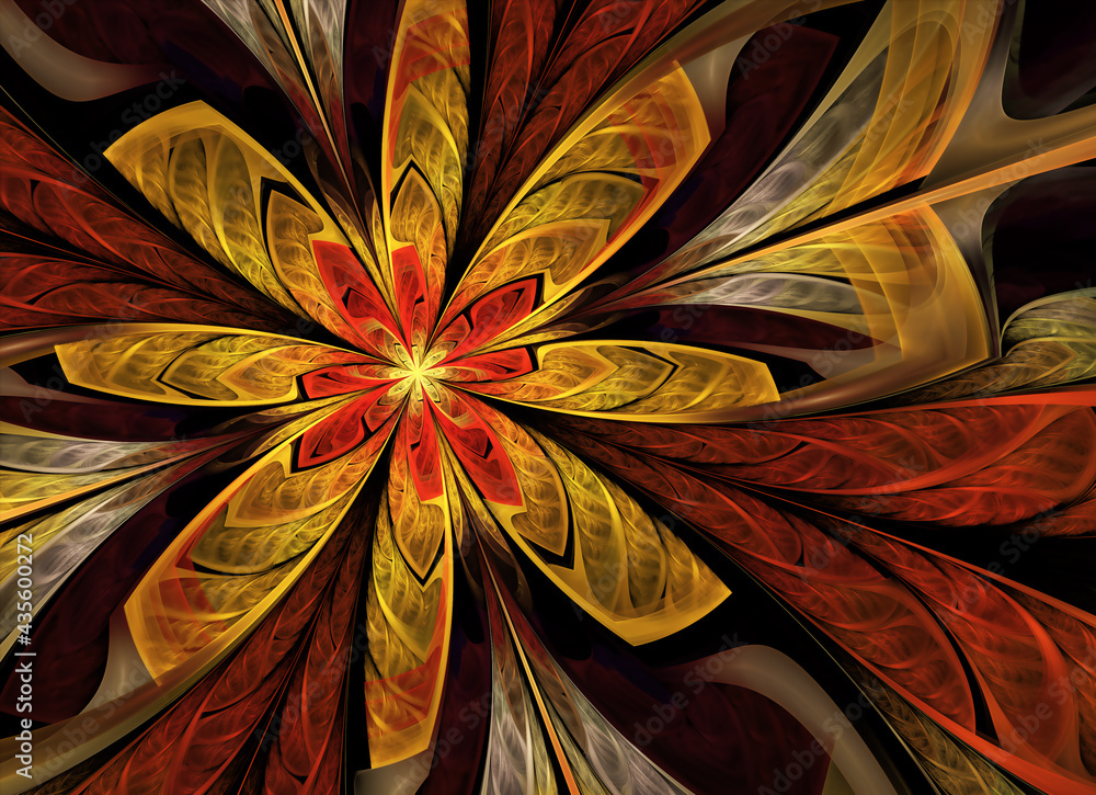 Poster abstract fractal textured background a computer-generated illustration, texture
