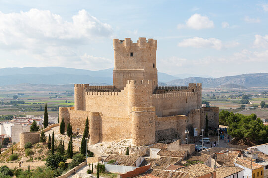 Castle of the Atalaya or Villena in Alicante province, Spain