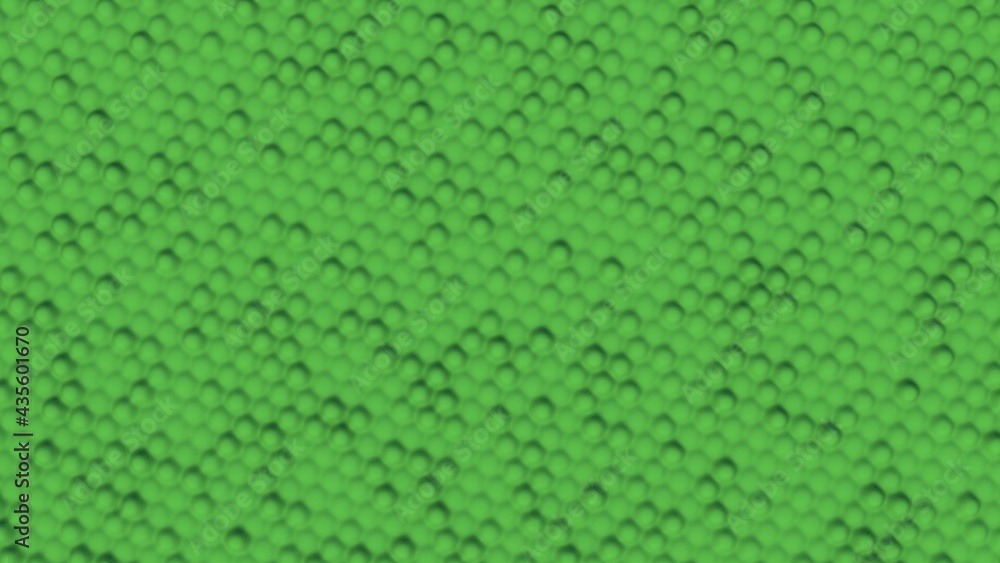 Poster green abstract background from volumetric bulges. desktop wallpaper. rendering an image. computer gr
