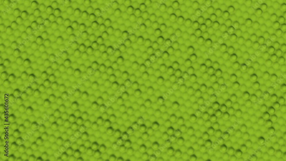 Poster green abstract background from volumetric bulges. desktop wallpaper. rendering an image. computer gr