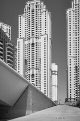 architectural landscape in downtown Dubai