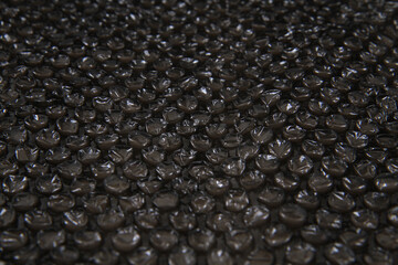 black bubble wrap texture