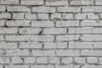 background wall of old light gray bricks