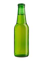 Bouteille de bière verte pour vos mockup sans étiquette.