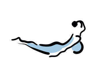 the beauty of yoga is grace and peace of mind, yoga is the path to nirvana. pictures good advertising