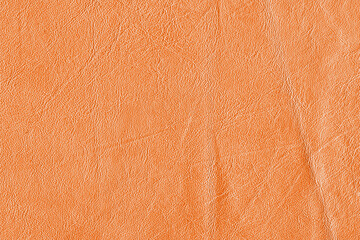 Abstract Orange leather texture background.