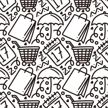 doodle set of sale discount hand drawing