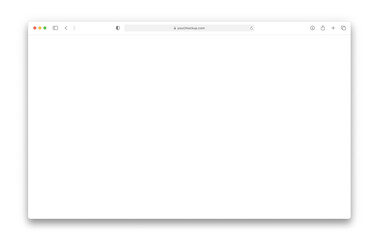 Browser template, clean design, make your own web page in minutes, create your website design. Minimal browser mock-up.