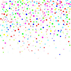 background with confetti