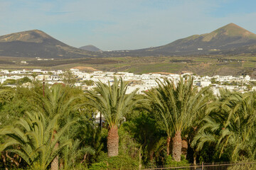 Fototapeta na wymiar The village of Uga at the Canary island on Lanzarote, Spain
