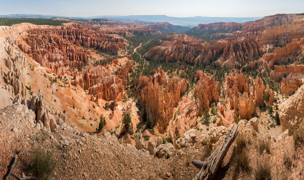 Bryce Canyon National Park amphitheater view from the top.
