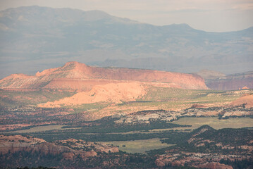 Naklejka premium Monument Valley Utah colorful mountains