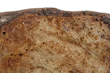 Part of a brown stone