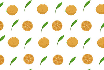 ogange citrus pattern