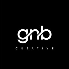 GNB Letter Initial Logo Design Template Vector Illustration