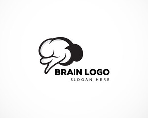 brain logo design template creative logo