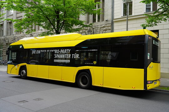 BVG Solaris Urbino 12 electric e-Bus in Berlin am 25.05.2021
