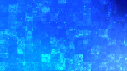 青色のアブストラクトな背景イラスト