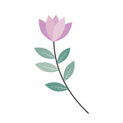 Obraz premium Isolated Romantic Abstract boho flower color vector Illustration for Children's Rooms