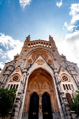 Fototapeta na wymiar Església de Sant Bartomeu, Soller, Mallorca