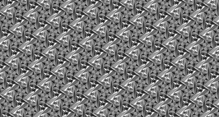repetitive abstract geometric monochrome pattern-6d2b of the six sided polygon-6d2	
