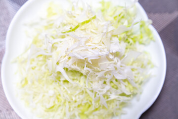 キャベツの千切りの写真