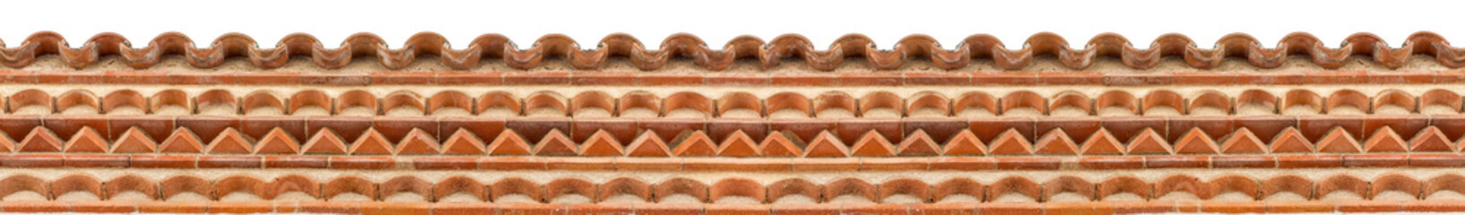 Bordure de toit maison espagnole 