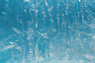 blue ice texture background