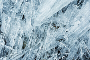 blue ice texture background