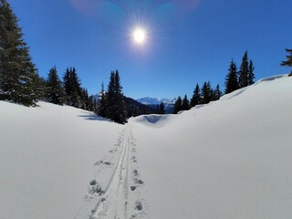 Schneeschuhwanderung in Saalfelden-Leogang